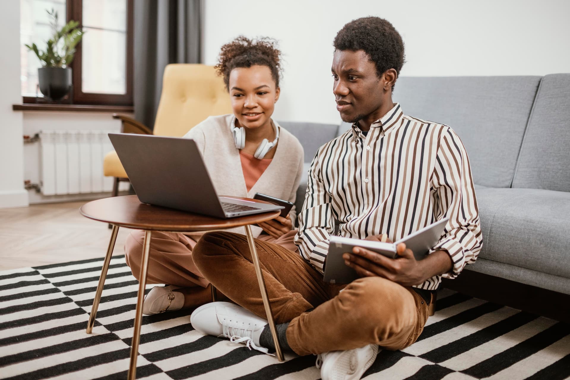 Writer working on story